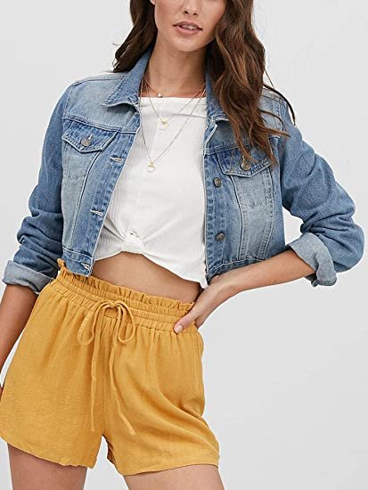 Women Washed Denim Jacket