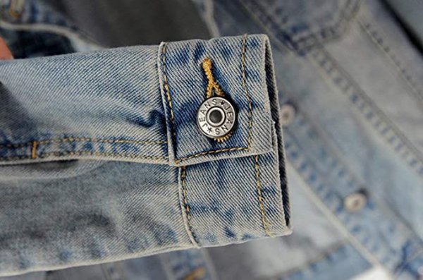 Women's Casual Detachable Hoodie Denim Jacket